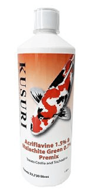 Hovedbillede KUSURI ACRAFLAVIN & MALACHITE GREEN PREMIX 500ML