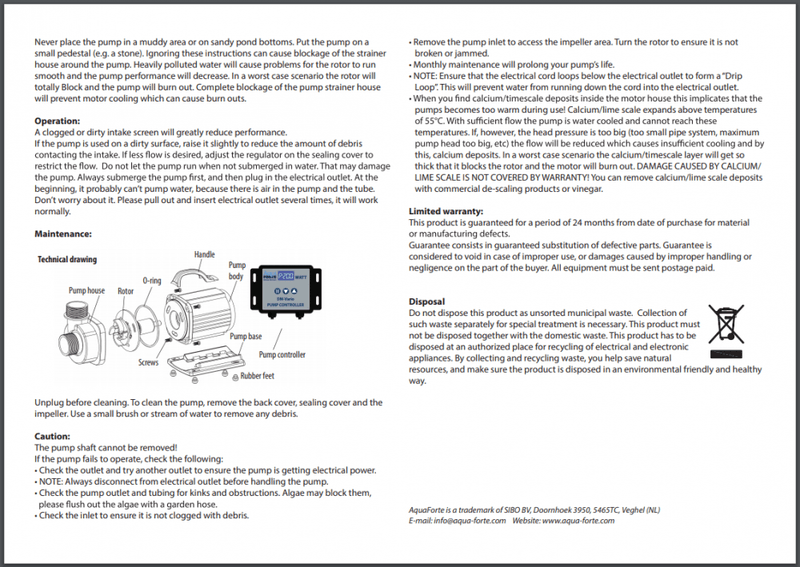 Aquaforte O Pluss-Vario Serie | 22,000S