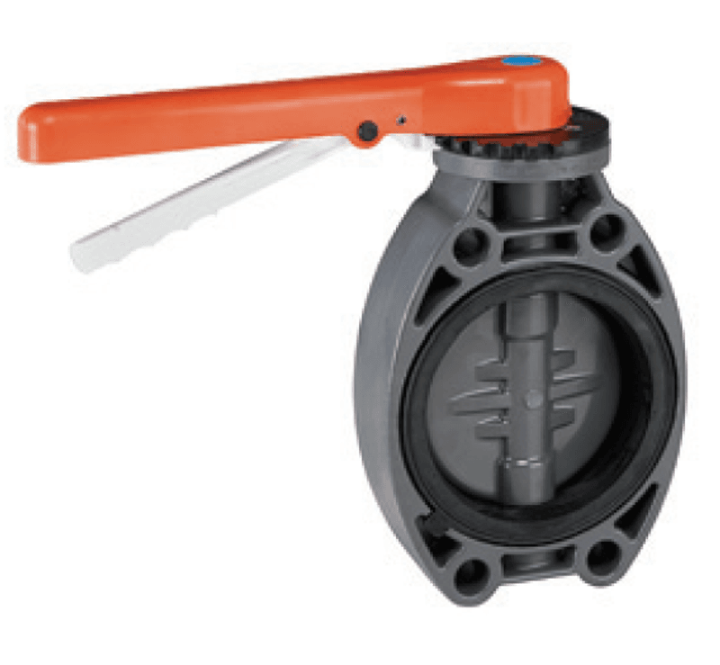 PVC Spjeldventil Standard Serie | Ø 110mm