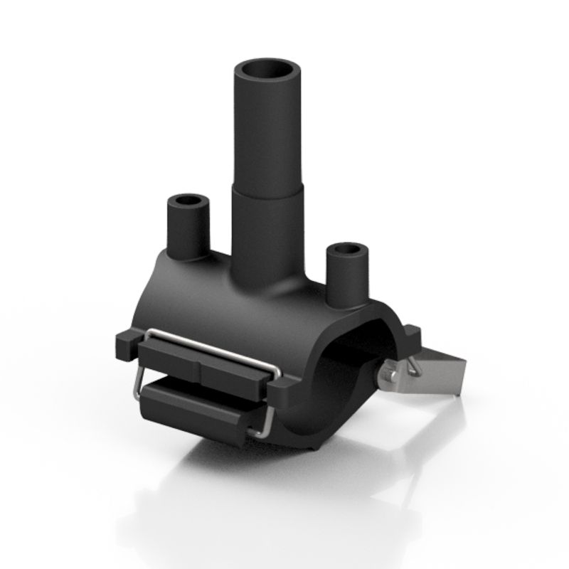 PE100 ELEKTROSVEIS ANBORINGSKLAMMER Ø63-225MM