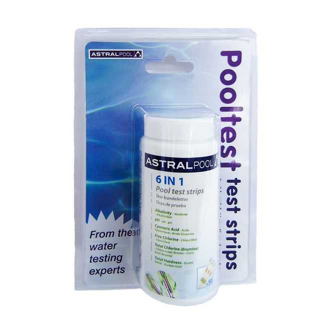 Hovedbillede ASTRAL POOL TEST STRIPS 6-IN-1