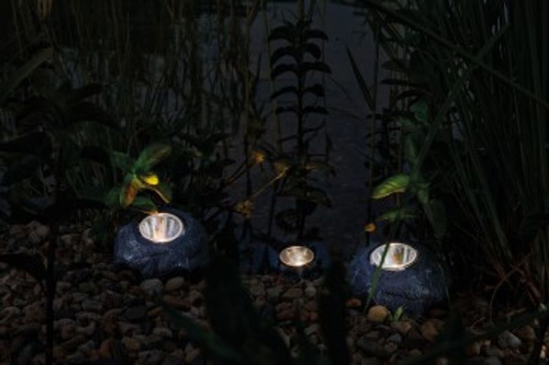 Ledlys Pondostar Rocklight | 3 Stk