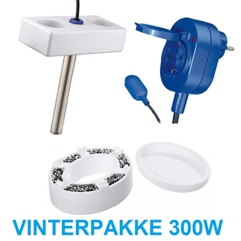 Vinterpakke 300W | Varmekolbe, Frostvakt og Isfri-hette